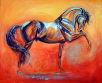 'Ianque' - Acrylic on Canvas (90cm x 67cm)