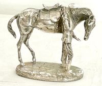 NEW! Stirling Silver ltd edition &lsquo;Romsey War Horse &amp; Trooper&rsquo; 1/8