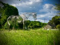 Ben II’ - Welded stainless-steel rod with mesh. 17hh