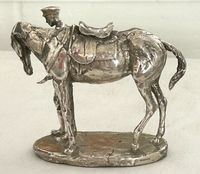 NEW! Stirling Silver ltd edition &lsquo;Romsey War Horse &amp; Trooper&rsquo; 1/8